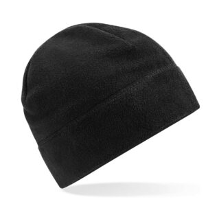 Bonnet avec zone de marquage en polyester recyclé Beechfield Recycled Fleece Pull-On Beanie – vue 2