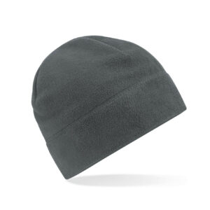 Bonnet avec zone de marquage en polyester recyclé Beechfield Recycled Fleece Pull-On Beanie – vue 3