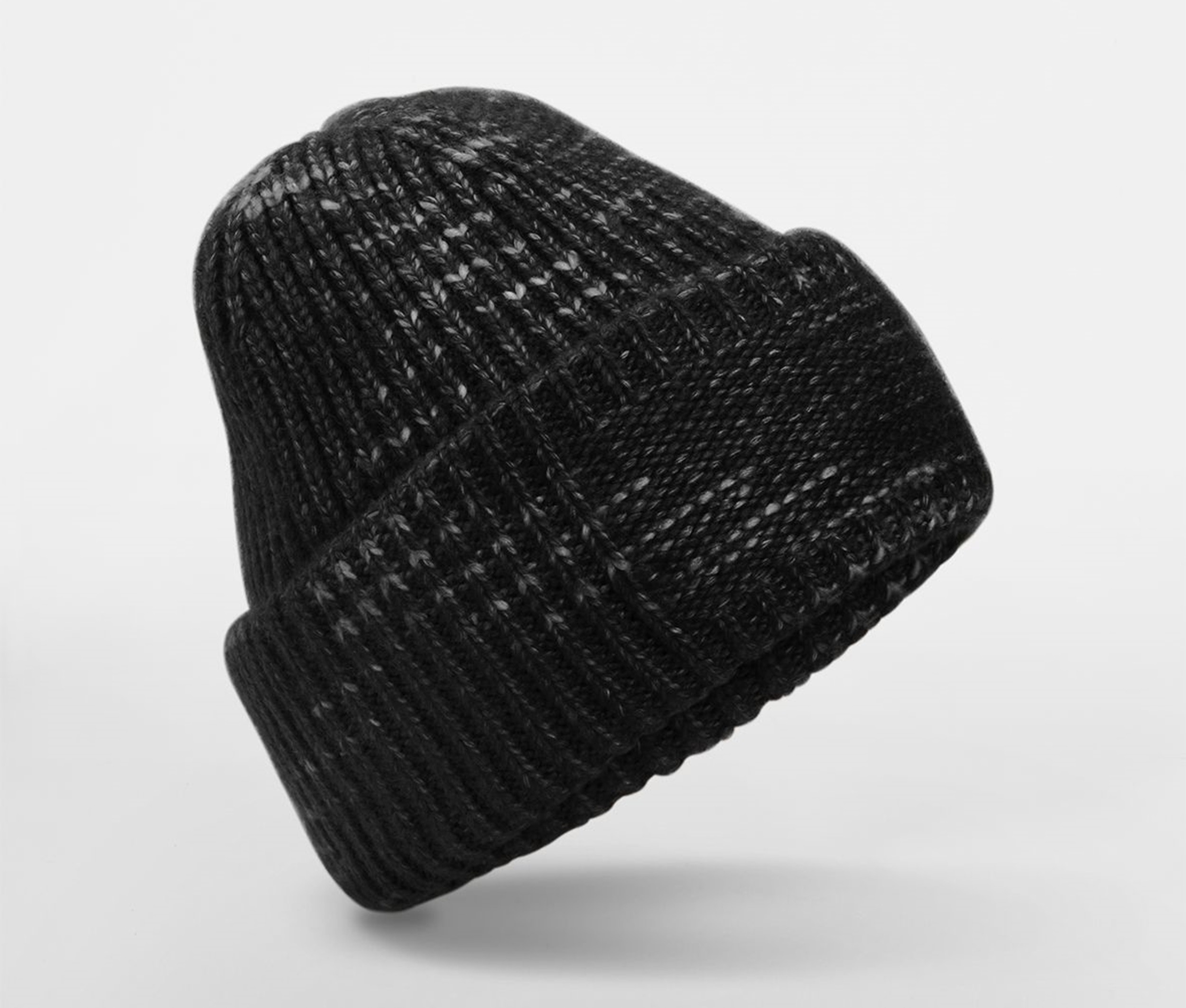 Bonnet tricoté avec zone de marquage Beechfield Chunky Knitted Patch Beanie Bonnet tricoté avec zone de marquage Beechfield Chunky Knitted Patch Beanie – vue 3