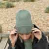 Bonnet avec empiècement carré Beechfield Deep Cuffed Tonal Patch Beanie