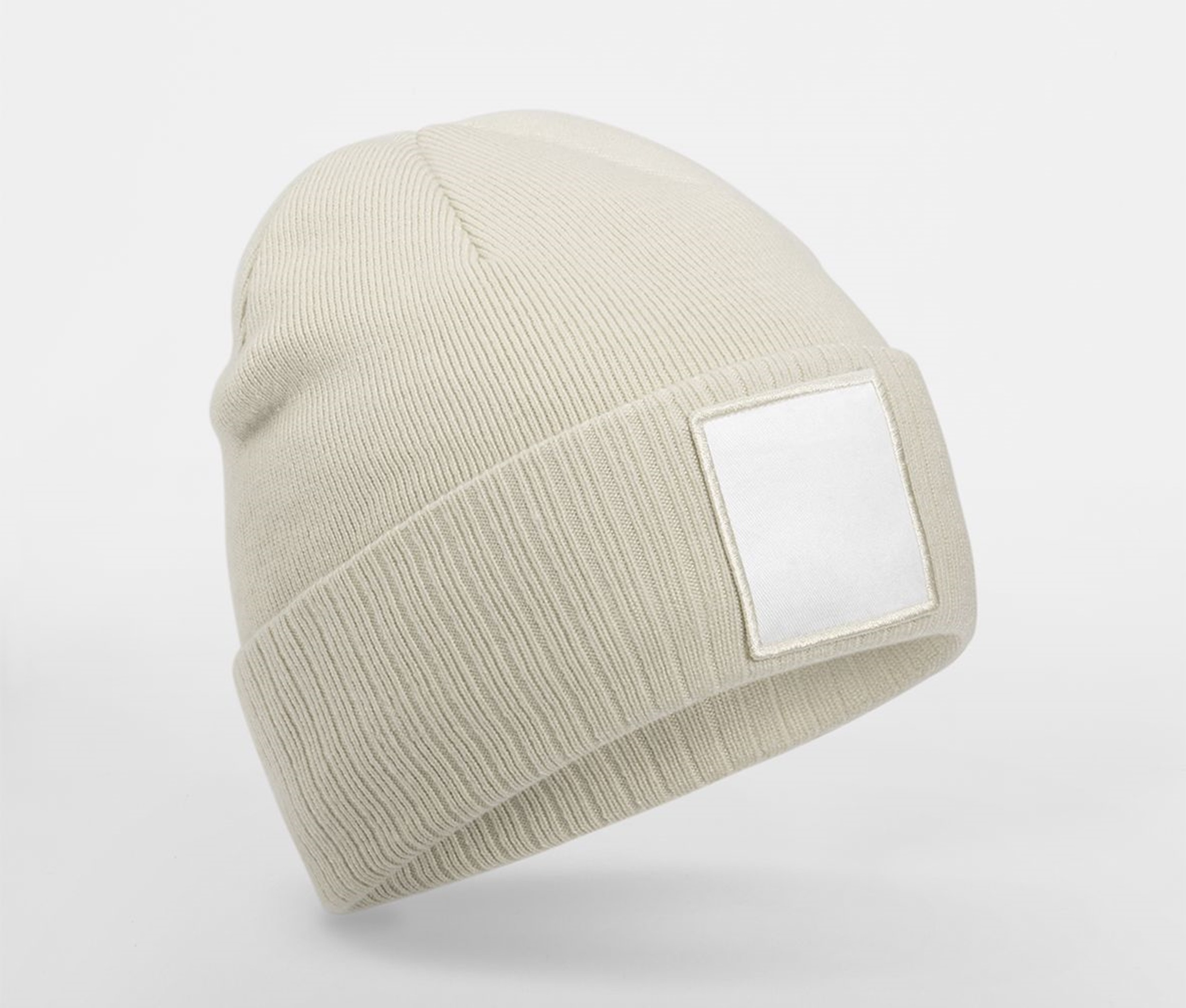 Bonnet tricoté avec empiècement Beechfield Appliqué Patch Beanie Bonnet tricoté avec empiècement Beechfield Appliqué Patch Beanie – vue 3