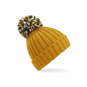 Bonnet avec pompon Beechfield Hygge Beanie – vue 3