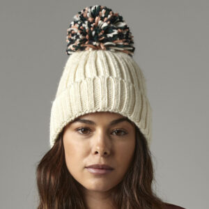 Bonnet avec pompon Beechfield Hygge Beanie