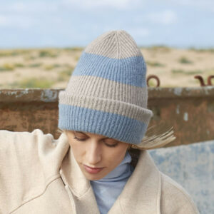 Bonnet rayé Beechfield Colour Block Beanie