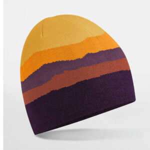 Bonnet boule Mountain Peaks Beechfield Moutain Pull On Beanie – vue 3