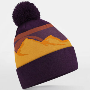 Bonnet avec pompon Mountain Peaks Beechfield Pompom Beanie – vue 3