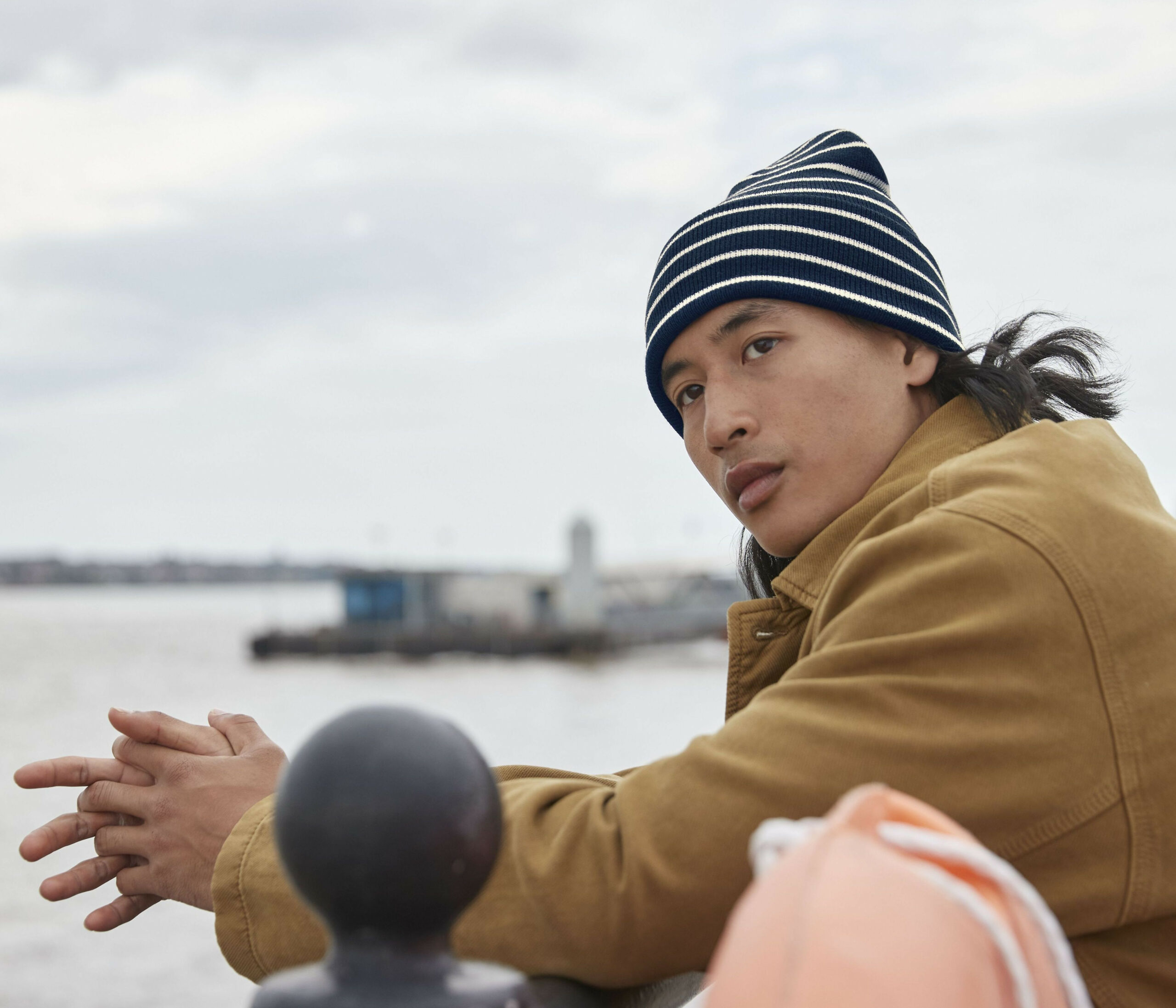 Bonnet rayé avec rabat Beechfield Original Deep Cuffed Striped Beanie Bonnet rayé avec rabat Beechfield Original Deep Cuffed Striped Beanie
