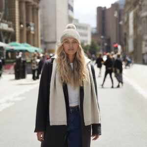 Kit bonnet et écharpe Beechfield Knitted Scarf And Beanie Gift Set