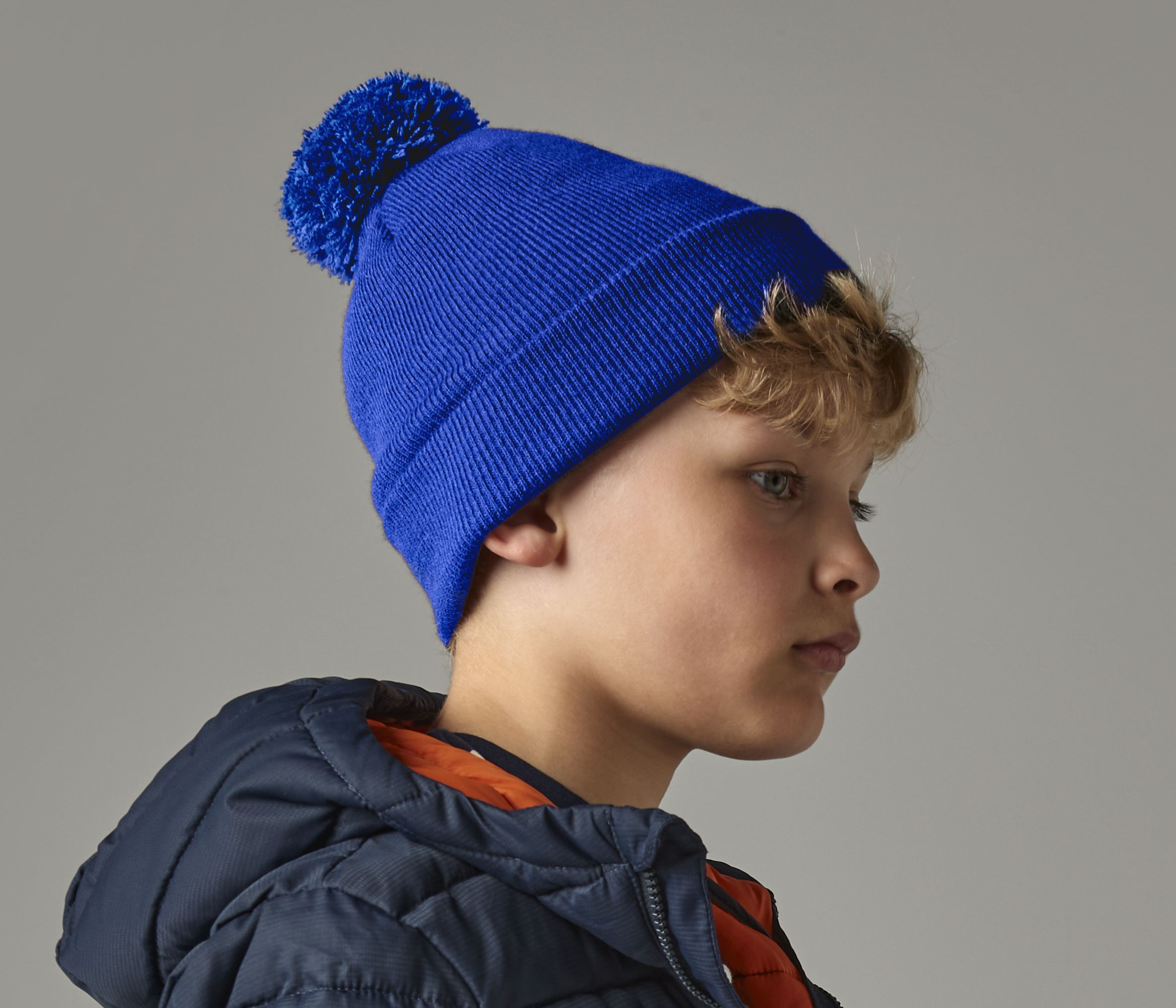 Bonnet avec pompon enfant Beechfield Junior Original Pom Beanie Bonnet avec pompon enfant Beechfield Junior Original Pom Beanie