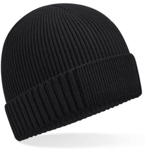 Bonnet avec rabat en coton organique Beechfield Organic Cotton Engineered Patch Beanie – vue 2