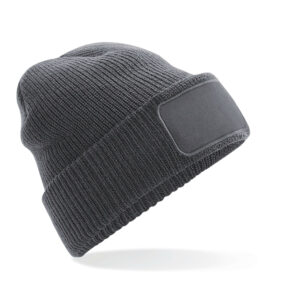 Bonnet Thinsulate™ avec zone de marquage Beechfield Patch Beanie – vue 3