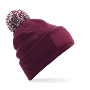 Bonnet Snowstar® avec zone de marquage Beechfield Patch Beanie – vue 3