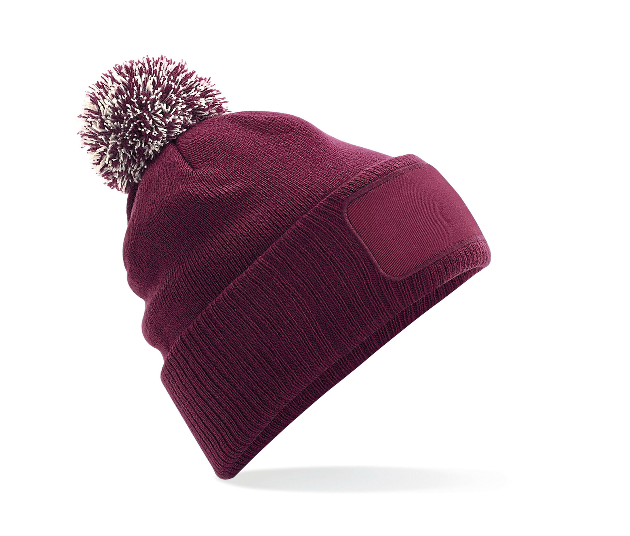 Bonnet Snowstar® avec zone de marquage Beechfield Patch Beanie Bonnet Snowstar® avec zone de marquage Beechfield Patch Beanie – vue 3