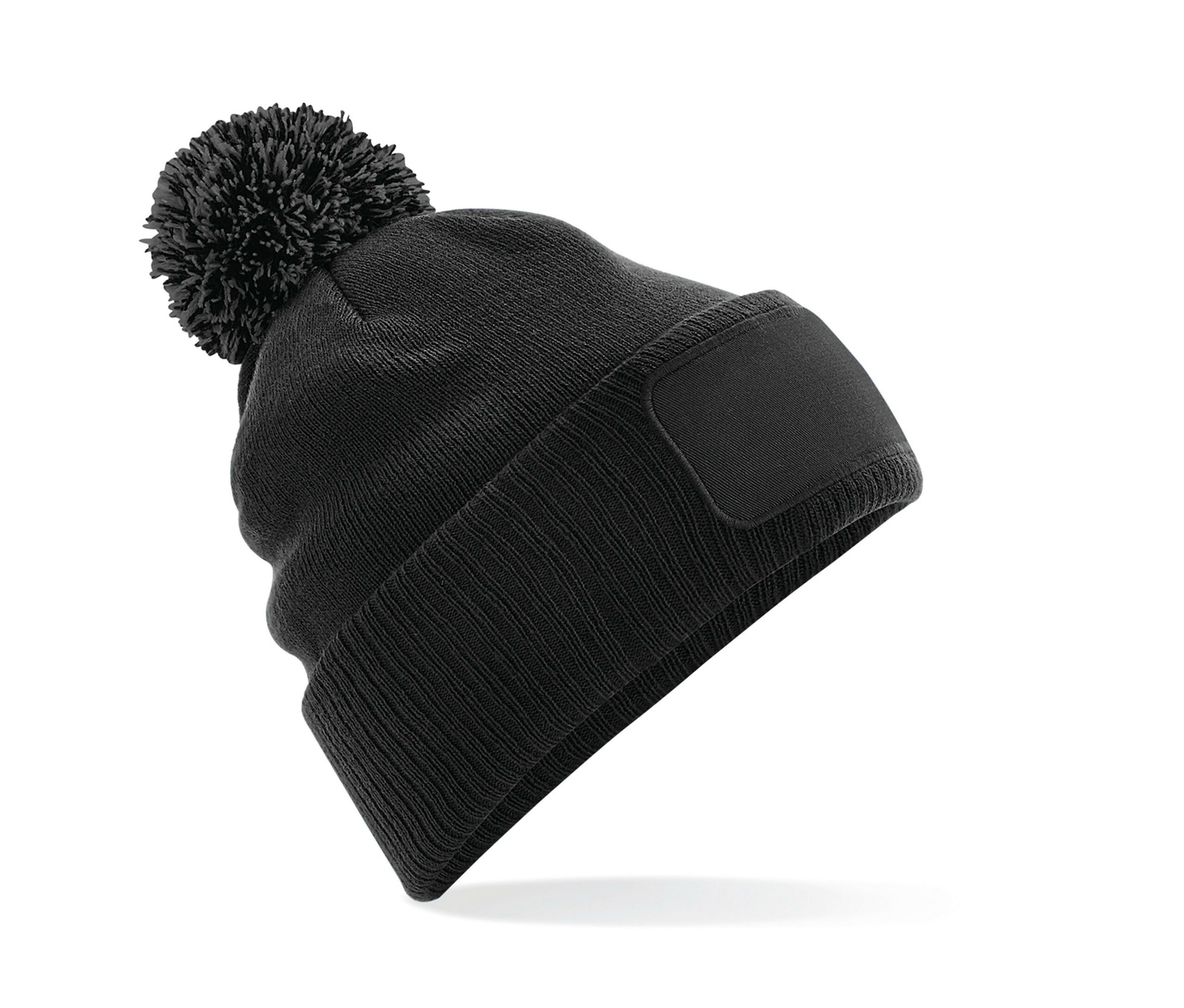 Bonnet Snowstar® avec zone de marquage Beechfield Patch Beanie Bonnet Snowstar® avec zone de marquage Beechfield Patch Beanie – vue 2