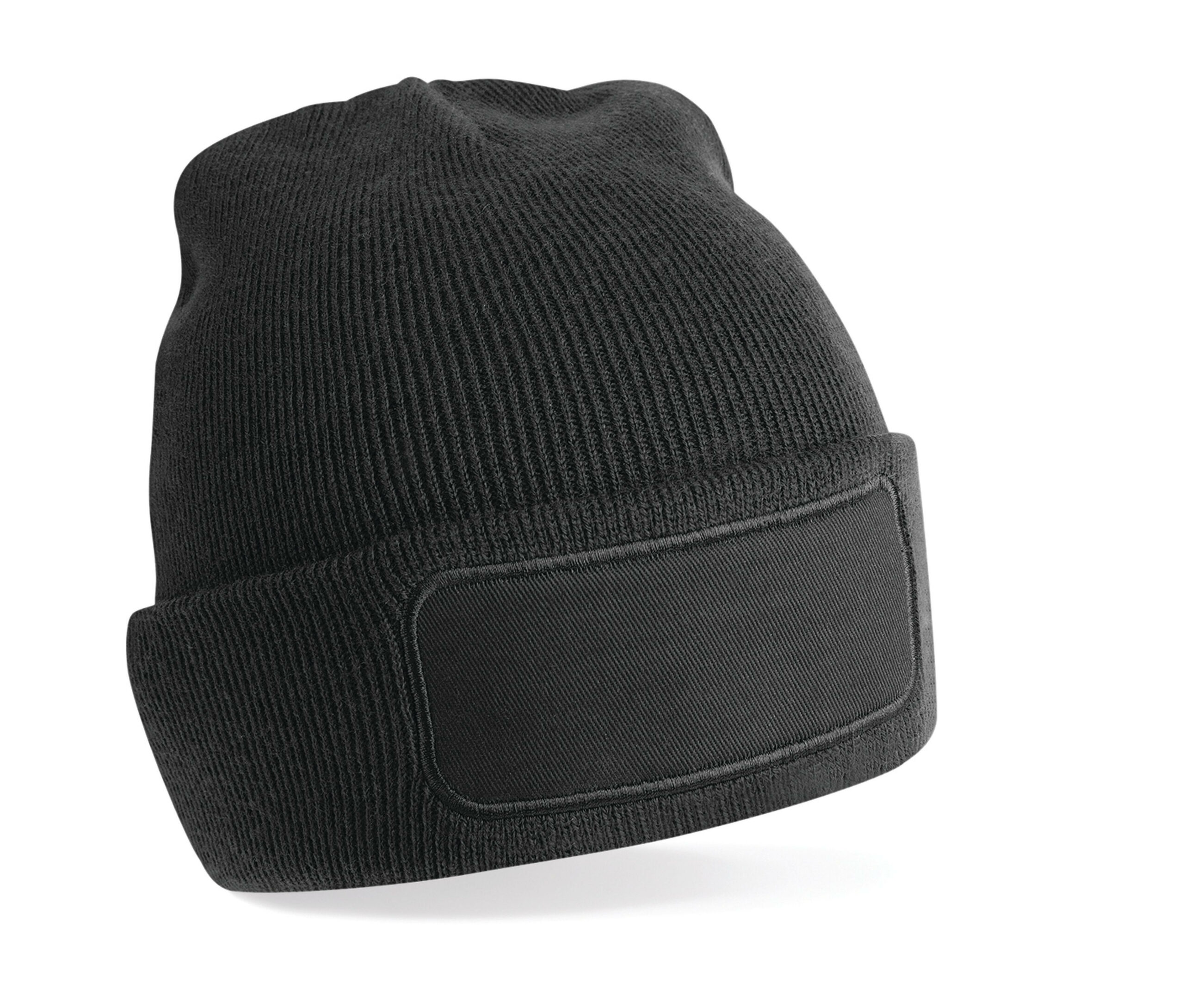 Bonnet avec zone de marquage Beechfield Original Patch Beanie Bonnet avec zone de marquage Beechfield Original Patch Beanie – vue 3