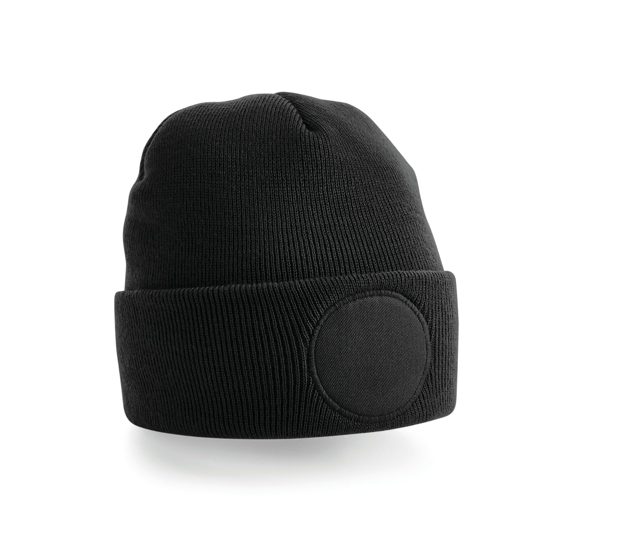 Bonnet empiècement rond Beechfield Circular Patch Beanie Bonnet empiècement rond Beechfield Circular Patch Beanie – vue 2