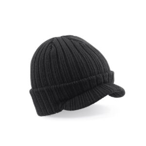 Bonnet avec visière Beechfield Peaked Beanie – vue 2