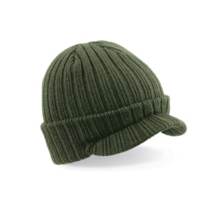 Bonnet avec visière Beechfield Peaked Beanie – vue 3