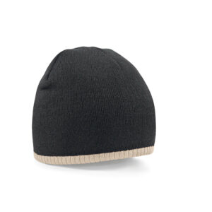 Bonnet bicolore Beechfield Two-Tone Pull-On Beanie – vue 2