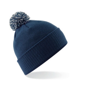 Bonnet enfant avec pompon Beechfield Junior Snowstar® Beanie – vue 3