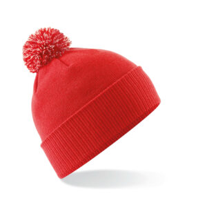 Bonnet enfant avec pompon Beechfield Junior Snowstar® Beanie – vue 2