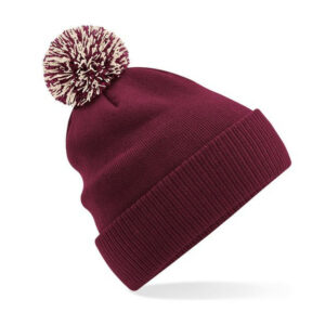 Bonnet avec pompon Beechfield Snowstar Duo Beanie – vue 3