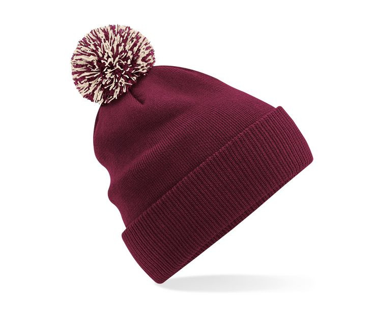 Bonnet avec pompon Beechfield Snowstar Duo Beanie Bonnet avec pompon Beechfield Snowstar Duo Beanie – vue 3
