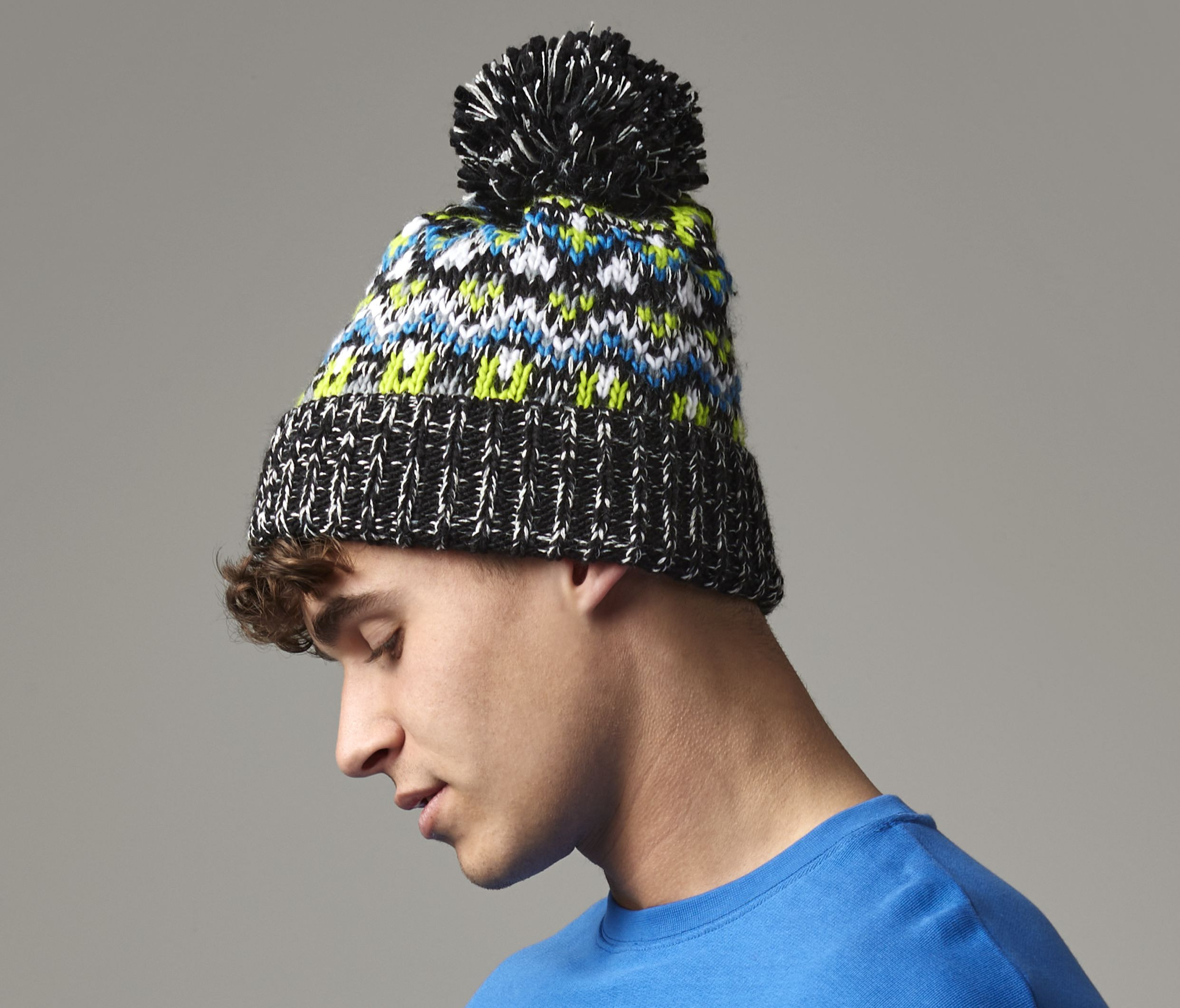 Bonnet avec pompon Blizzard Beechfield Bobble Beanie Bonnet avec pompon Blizzard Beechfield Bobble Beanie