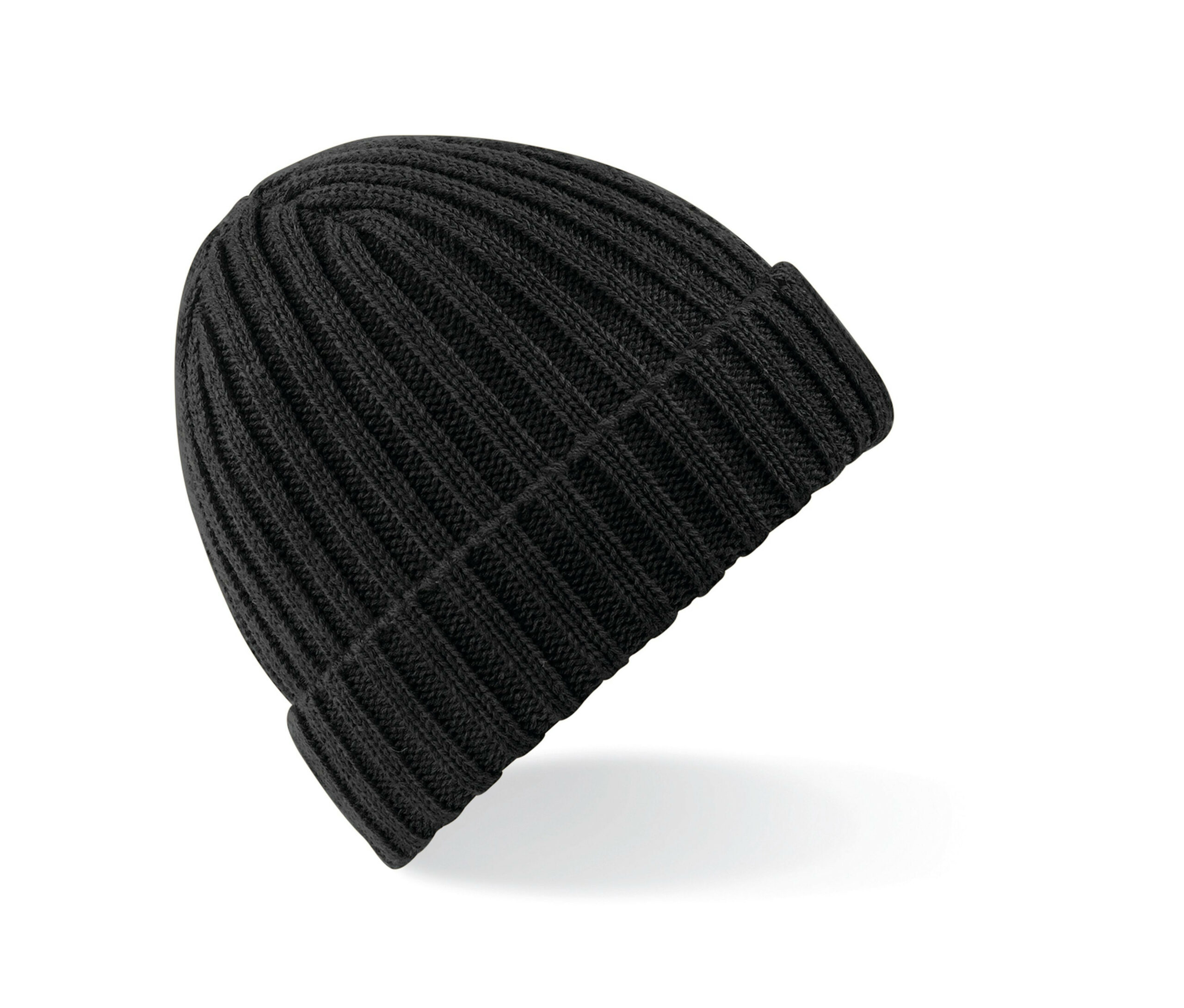 Bonnet Chunky Beechfield Ribbed Beanie Bonnet Chunky Beechfield Ribbed Beanie – vue 2