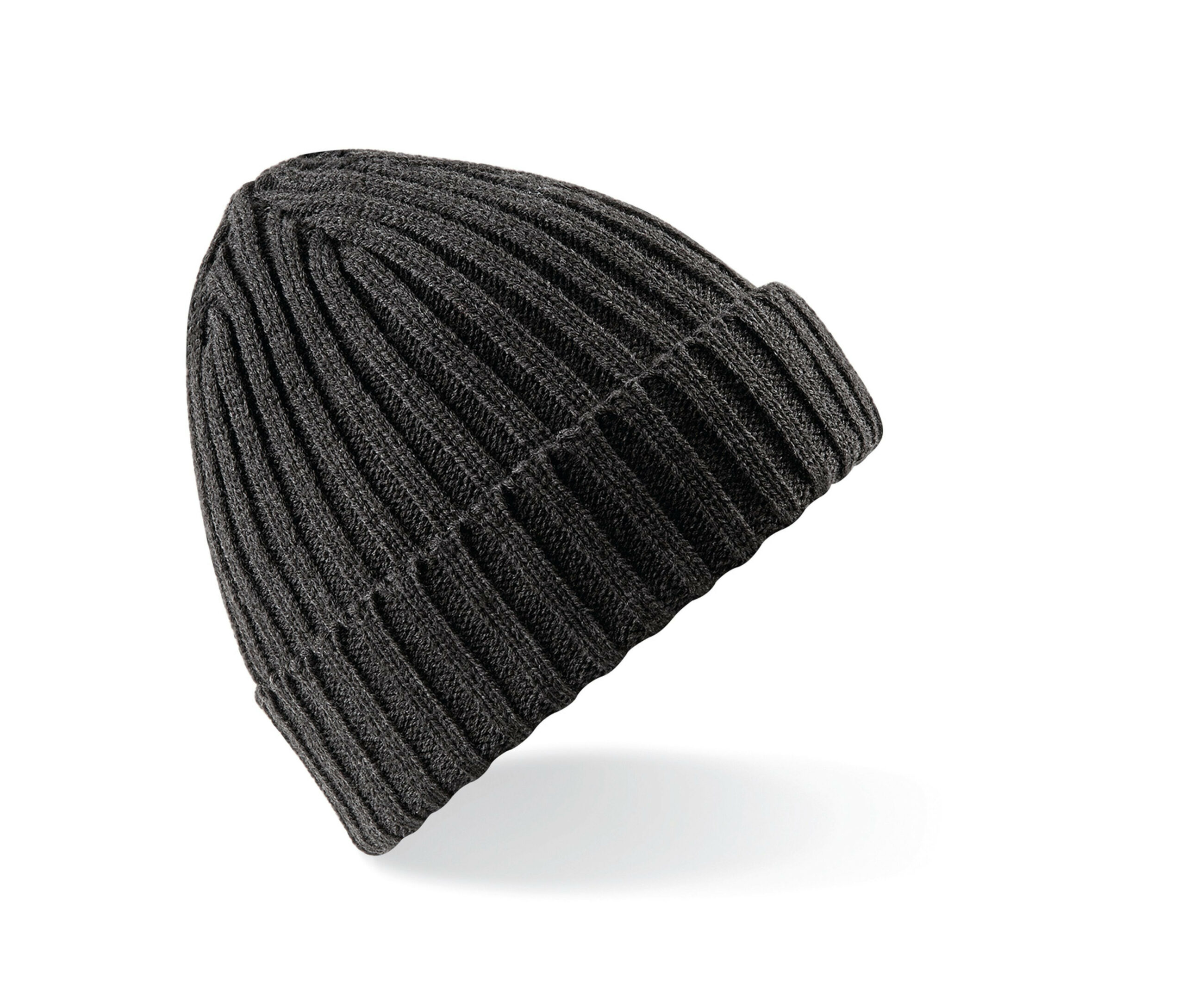 Bonnet Chunky Beechfield Ribbed Beanie Bonnet Chunky Beechfield Ribbed Beanie – vue 3