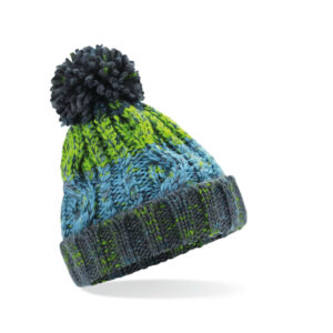 Bonnet enfant Corkscrew avec pompon Beechfield Junior Pom Beanie – vue 2