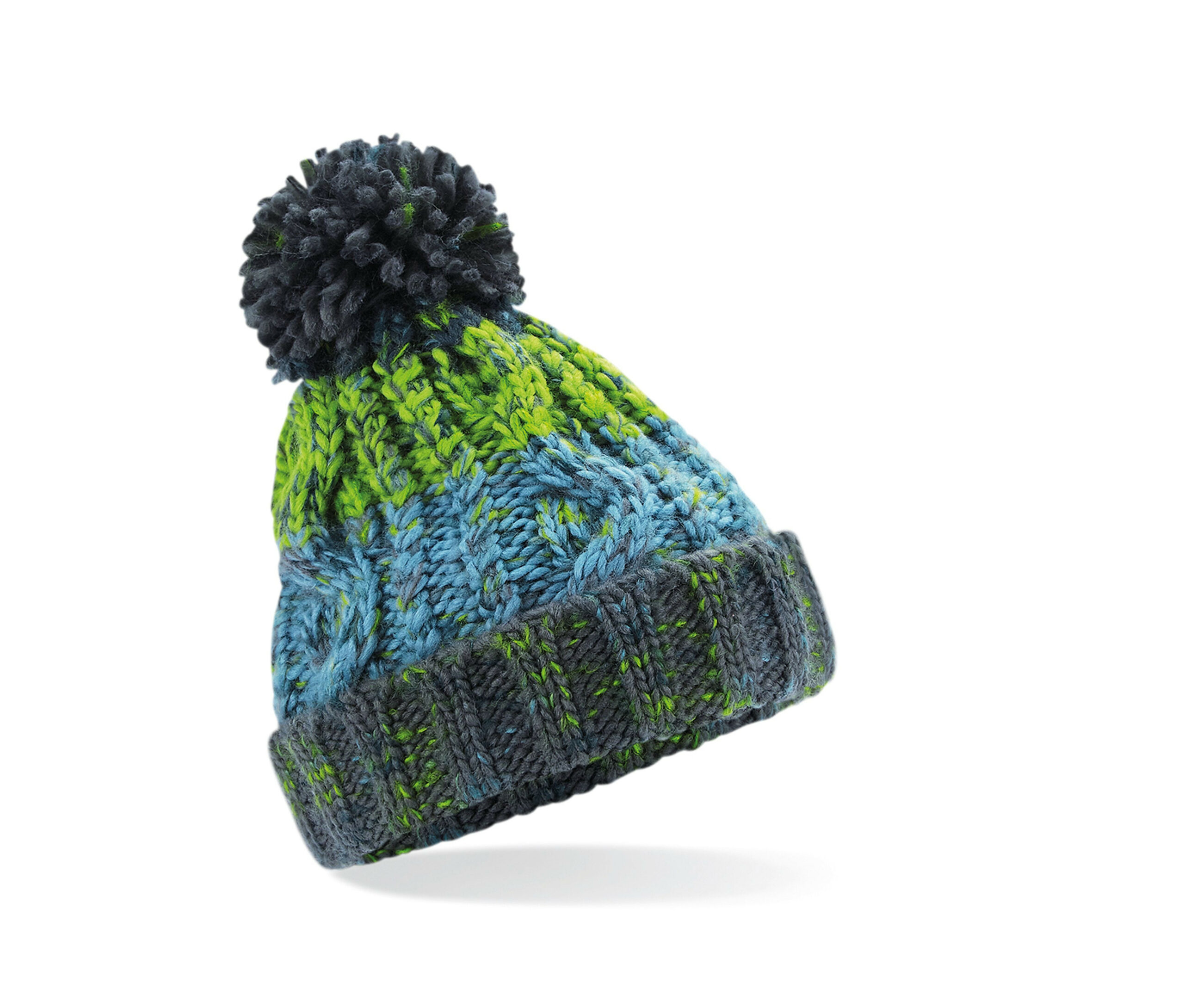 Bonnet enfant Corkscrew avec pompon Beechfield Junior Pom Beanie Bonnet enfant Corkscrew avec pompon Beechfield Junior Pom Beanie – vue 2