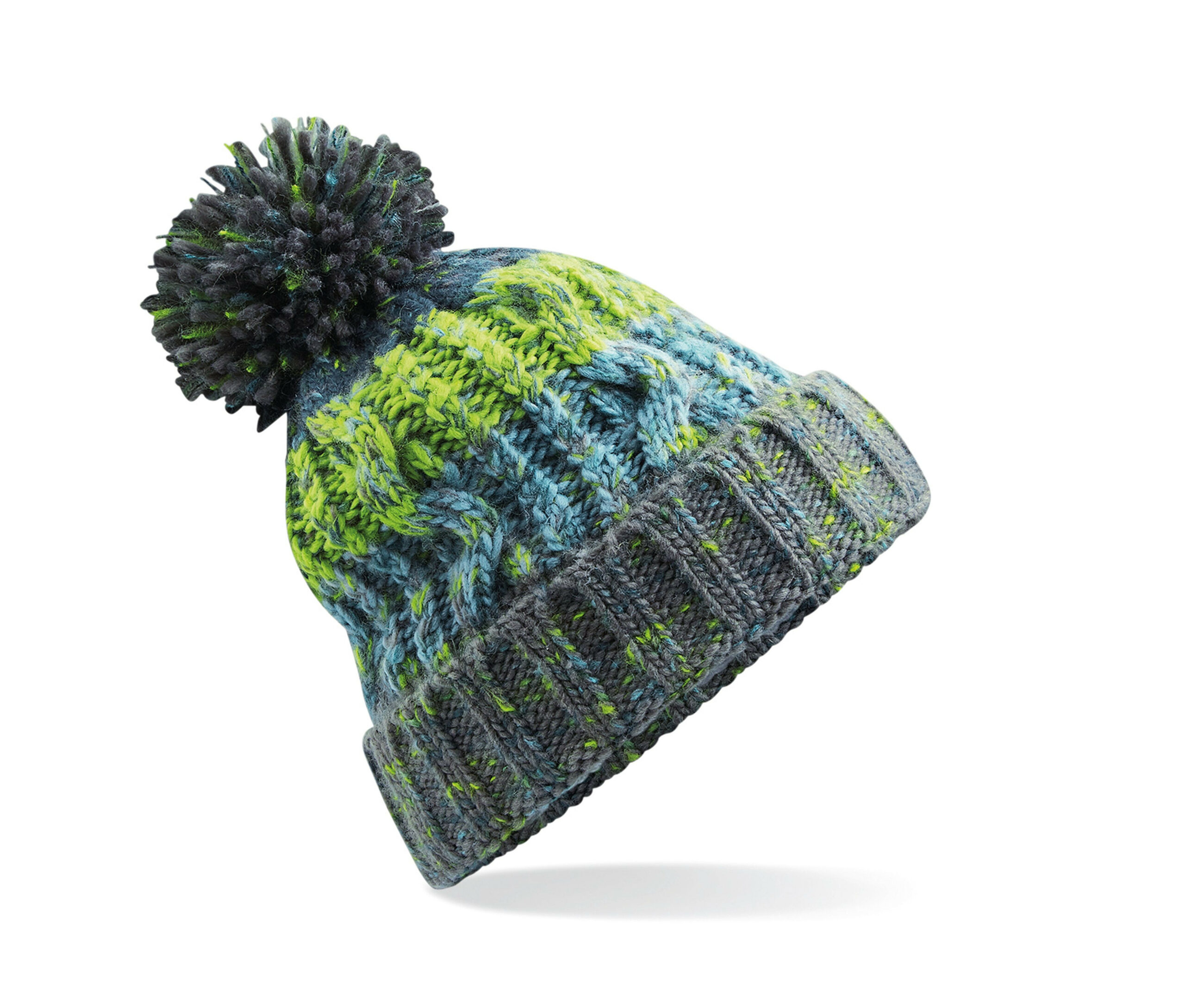 Bonnet Corkscrew avec pompon Beechfield Pom Beanie Bonnet Corkscrew avec pompon Beechfield Pom Beanie – vue 3