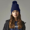 Bonnet à pompon déperlant Beechfield Water Repellent Thermal Snowstar® Beanie