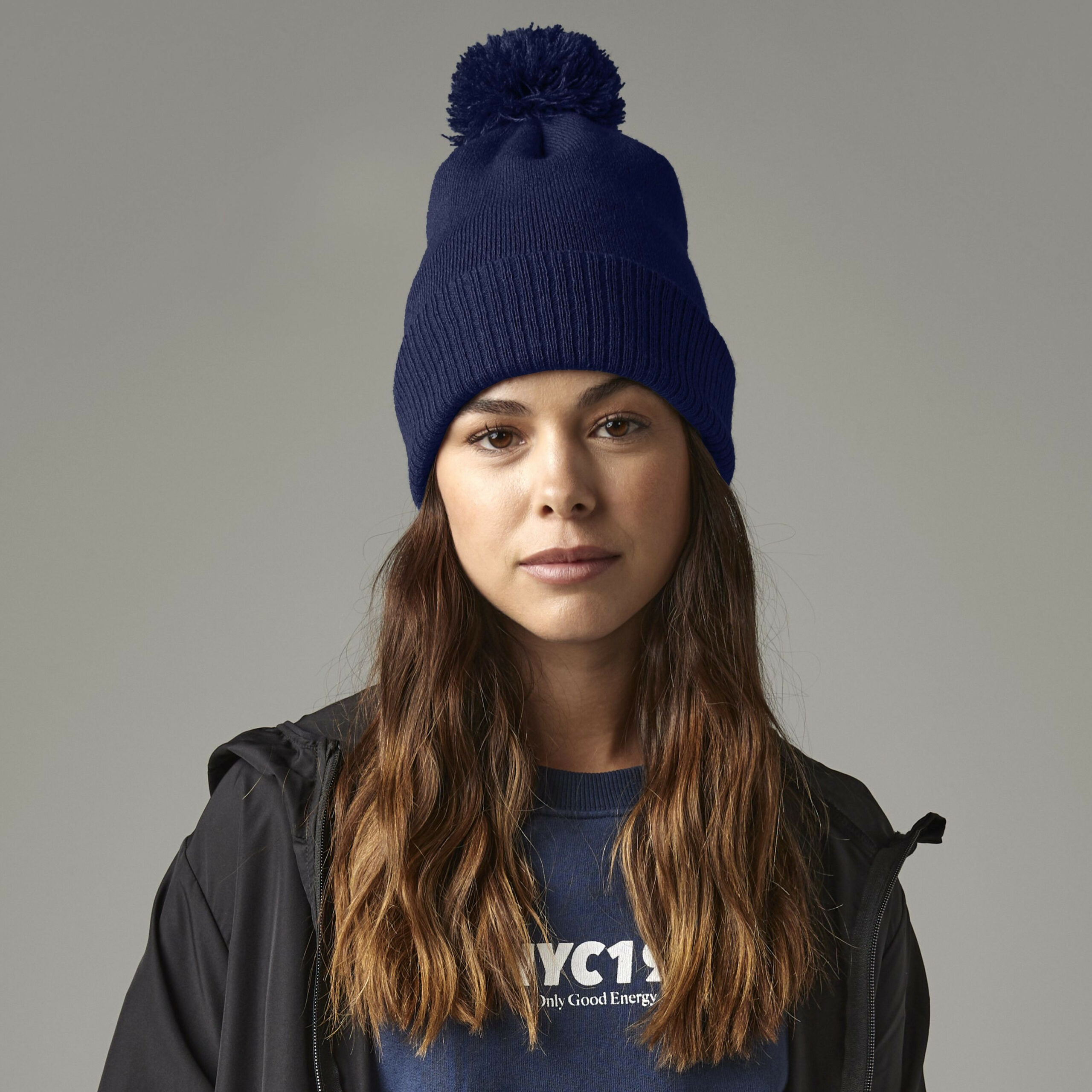 Bonnet à pompon déperlant Beechfield Water Repellent Thermal Snowstar® Beanie Bonnet à pompon déperlant Beechfield Water Repellent Thermal Snowstar® Beanie