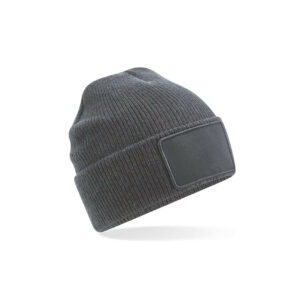 Bonnet Thinsulate™ avec patch amovible Beechfield Removable Beanie – vue 3