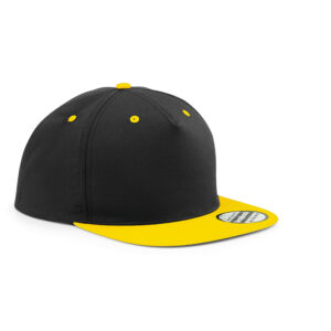 Gants Casquette 5 pans avec visière contrastée Beechfield 5 Panel Contrast Snapback – vue 2