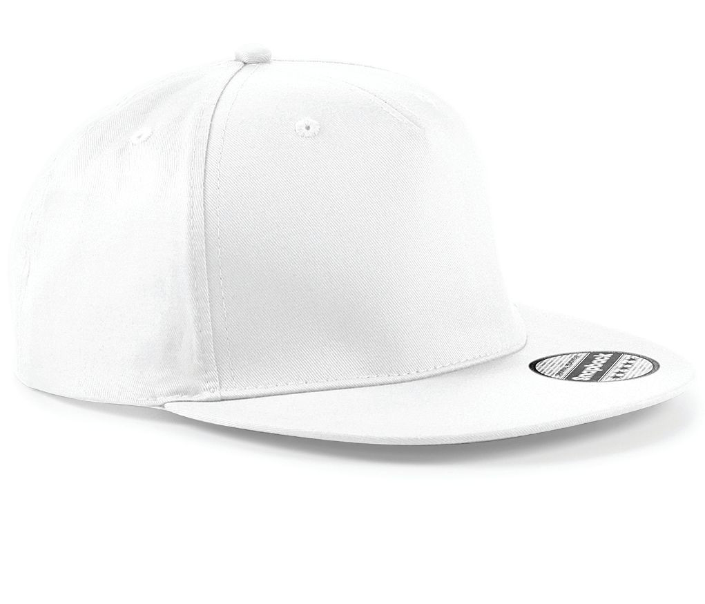 Casquette style rappeur 5 panneaux Beechfield 5 Panel Snapback Rapper Cap Casquette style rappeur 5 panneaux Beechfield 5 Panel Snapback Rapper Cap – vue 2