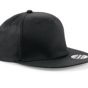 Casquette style rappeur 5 panneaux Beechfield 5 Panel Snapback Rapper Cap – vue 3