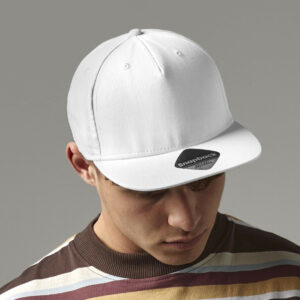 Casquette style rappeur 5 panneaux Beechfield 5 Panel Snapback Rapper Cap