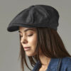 Casquette gavroche en laine Melton Beechfield Wool Baker Boy Cap