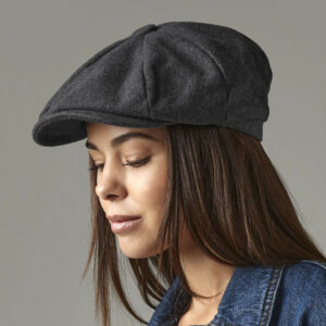 Casquette gavroche en laine Melton Beechfield Wool Baker Boy Cap