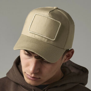 Casquette 5 pans avec patch amovible Beechfield Removable 5 Panel Cap