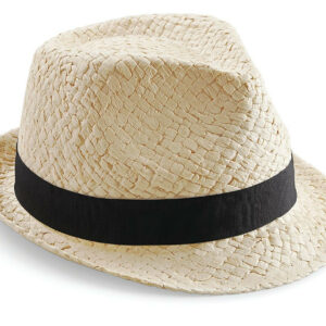 Casquette Chapeau de paille Beechfield Festival Trilby – vue 2