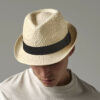 Casquette Chapeau de paille Beechfield Festival Trilby