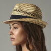 Casquette Chapeau de paille Beechfield Straw Summer Trilby