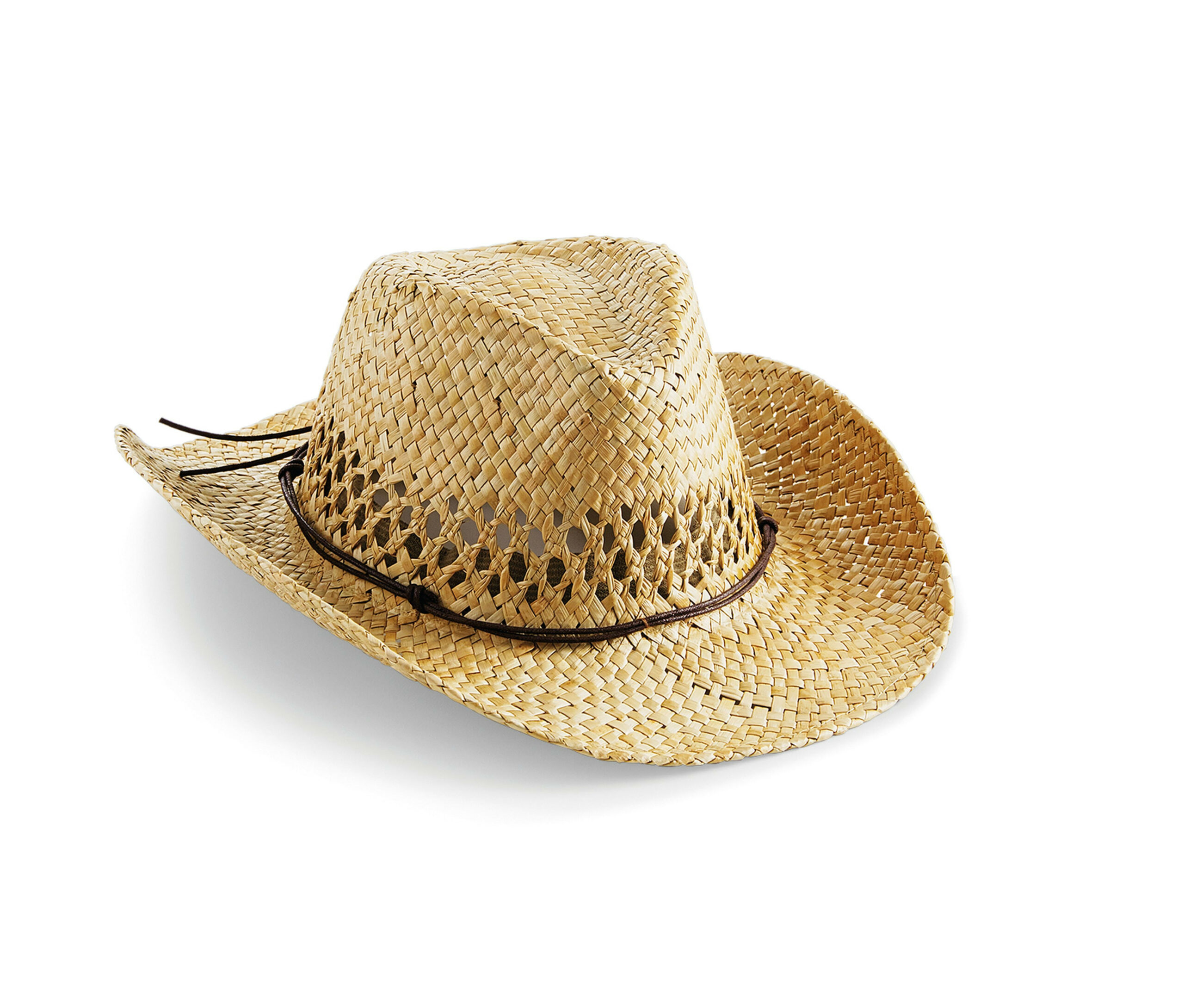 Casquette Chapeau de Cowboy Beechfield Straw Hat Casquette Chapeau de Cowboy Beechfield Straw Hat – vue 2