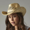 Casquette Chapeau de Cowboy Beechfield Straw Hat