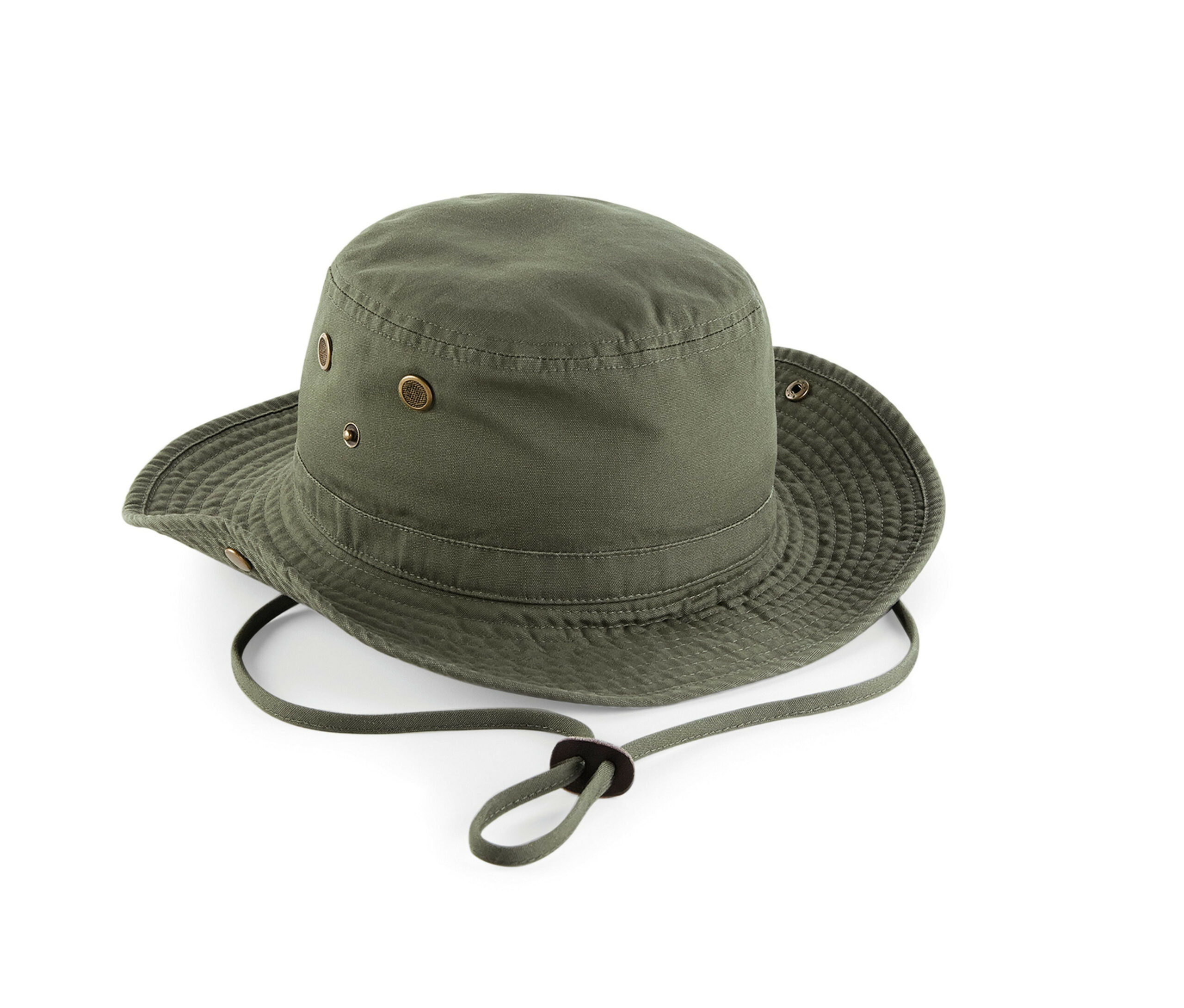 Casquette Chapeau coton lourd délavé Beechfield Outback Hat Casquette Chapeau coton lourd délavé Beechfield Outback Hat – vue 2