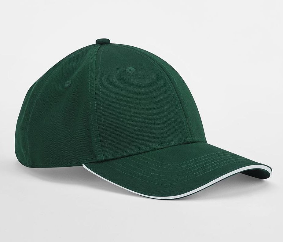 Casquette en coton organique avec liseré Beechfield Earthaware® Classic Organic Cotton 6 Panel Cap – Sandwich Peak Casquette en coton organique avec liseré Beechfield Earthaware® Classic Organic Cotton 6 Panel Cap – Sandwich Peak – vue 3